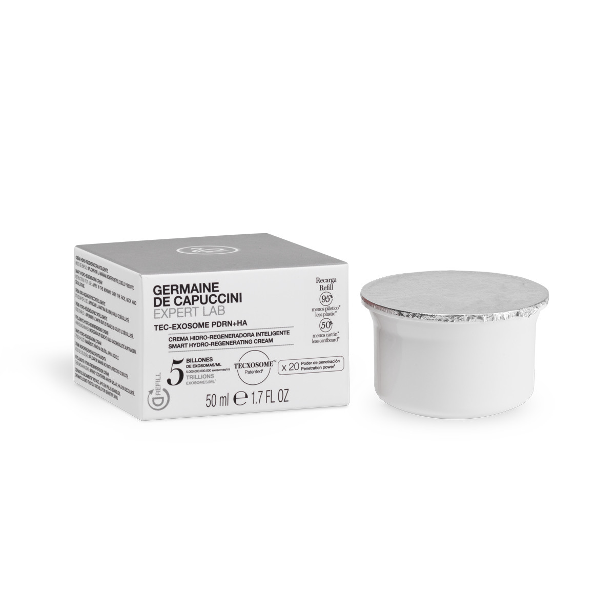 Tec-Exosome PDRN + HA Smart Hydro-Regenerating Cream Refill